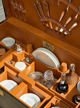 Load image into Gallery viewer, Antique Louis Vuitton Trunk Picnic Motor - ILWT - In Luxury We Trust