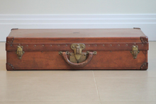 Load image into Gallery viewer, 1920s Louis Vuitton Trunk Leather Case With Royal Provenance and Genuine Cover - ILWT - In Luxury We Trust