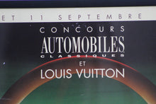 Load image into Gallery viewer, Louis Vuitton Concours Automobiles Classiques ''Vitesse'' Framed Poster by Razzia 1994 - ILWT - In Luxury We Trust