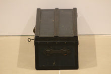 Load image into Gallery viewer, 1920s Louis Vuitton Flower Trunk "Malle Fleurs" in Rare Blue Colour - ILWT - In Luxury We Trust