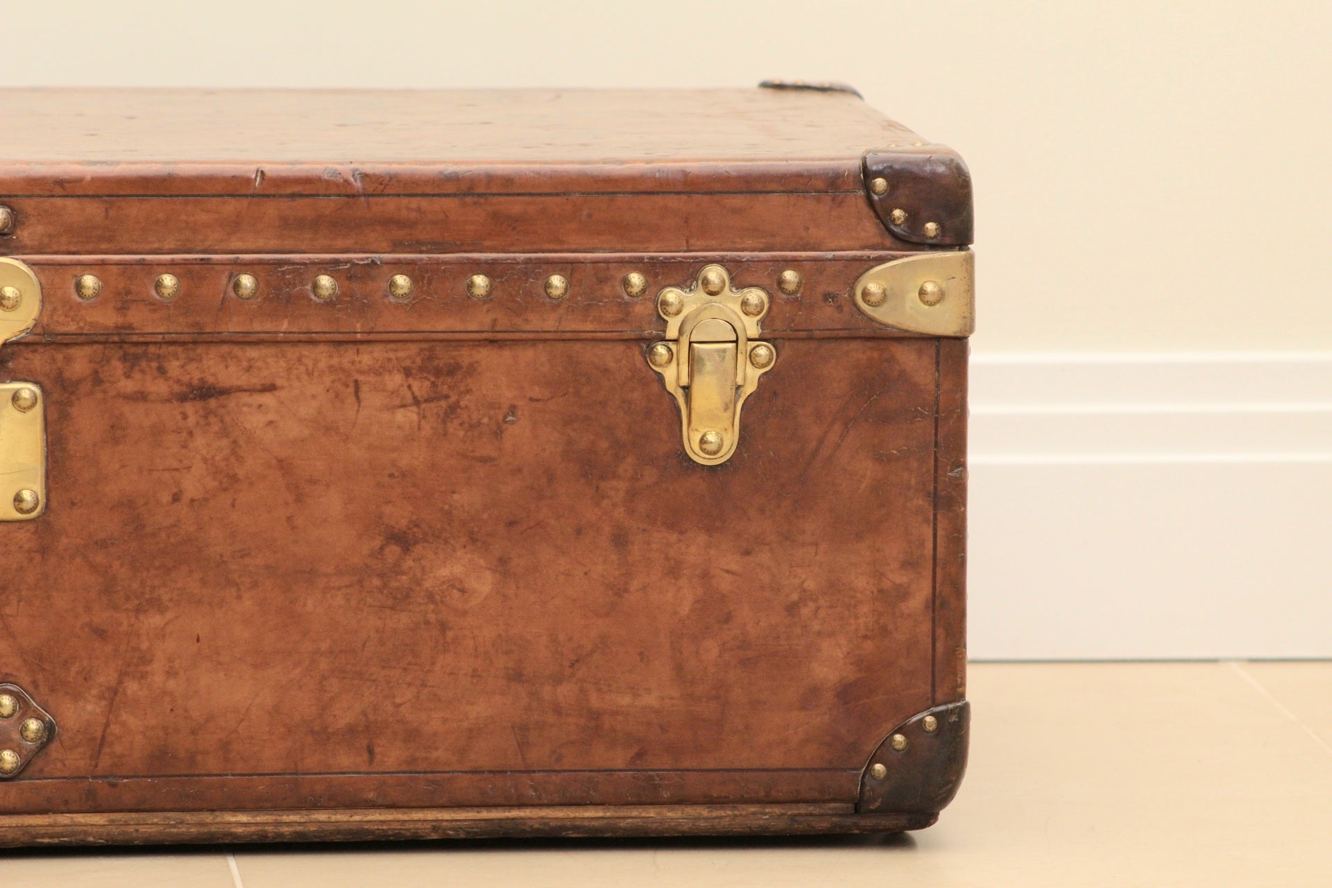 1920s Louis Vuitton Monogram Cabin Trunk C. 1920s. A Louis Vuitton Trunk  Constructed In Wood And