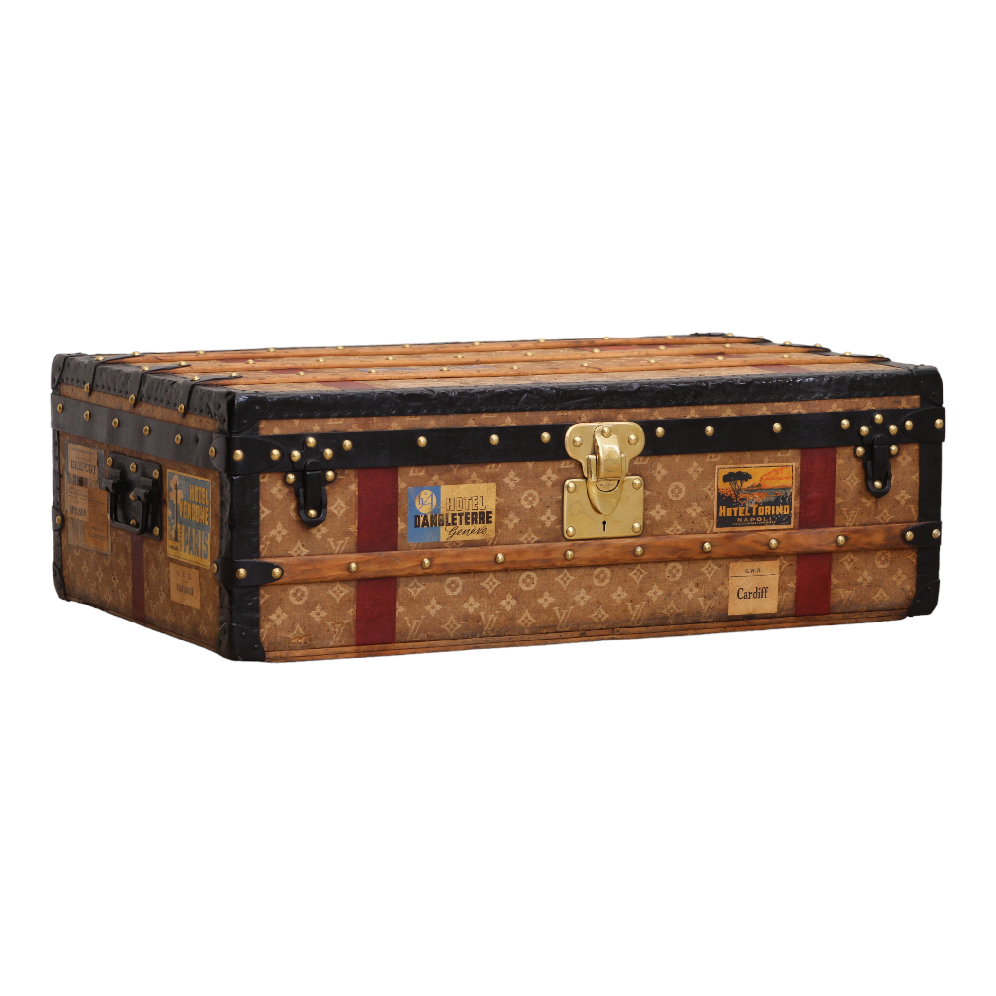 1900s Louis Vuitton Trunk Monogram Cabin