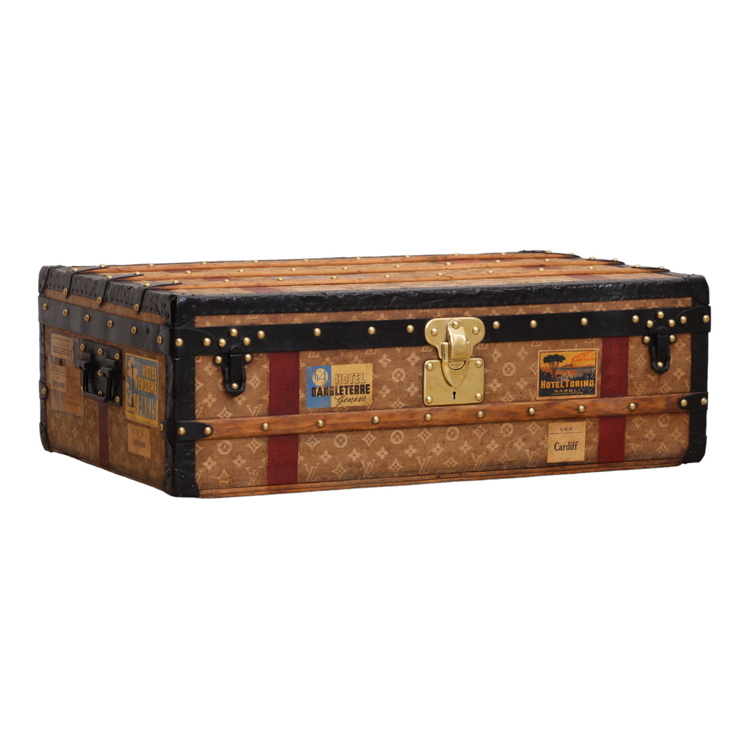 Louis Vuitton Early 1900s Monogram Steamer Trunk