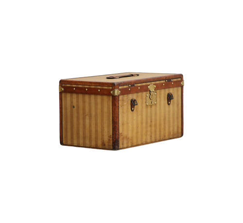Rare 1870s Louis Vuitton Rayee Hatbox Trunk - ILWT - In Luxury We Trust