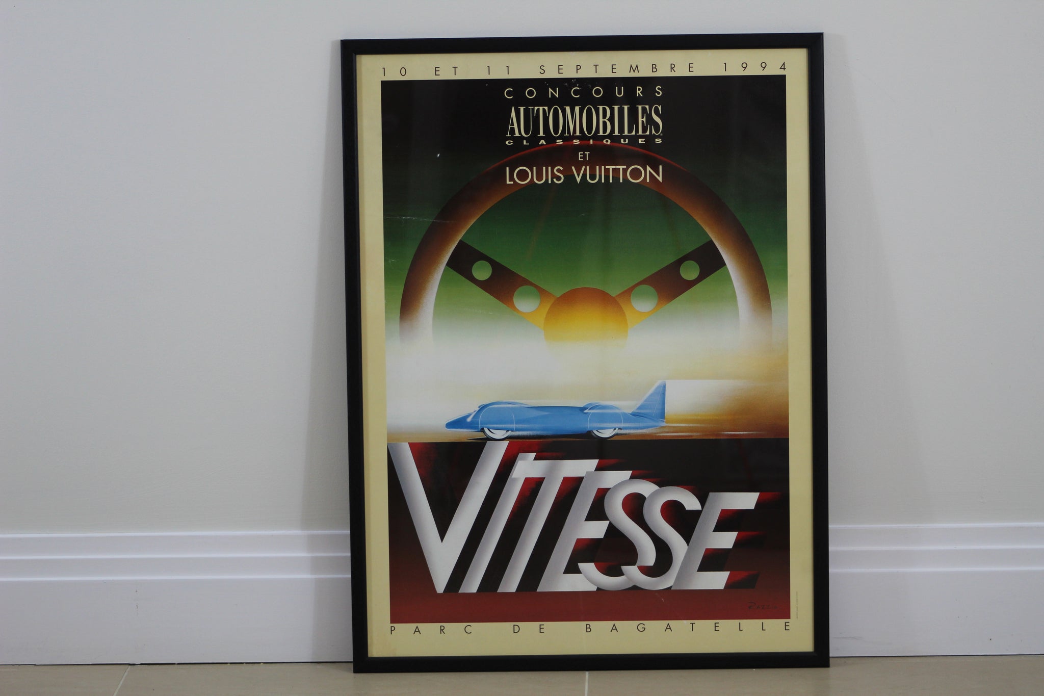 Affiche Louis Vuitton Concours Automobiles Vitesse - Razzia 1994