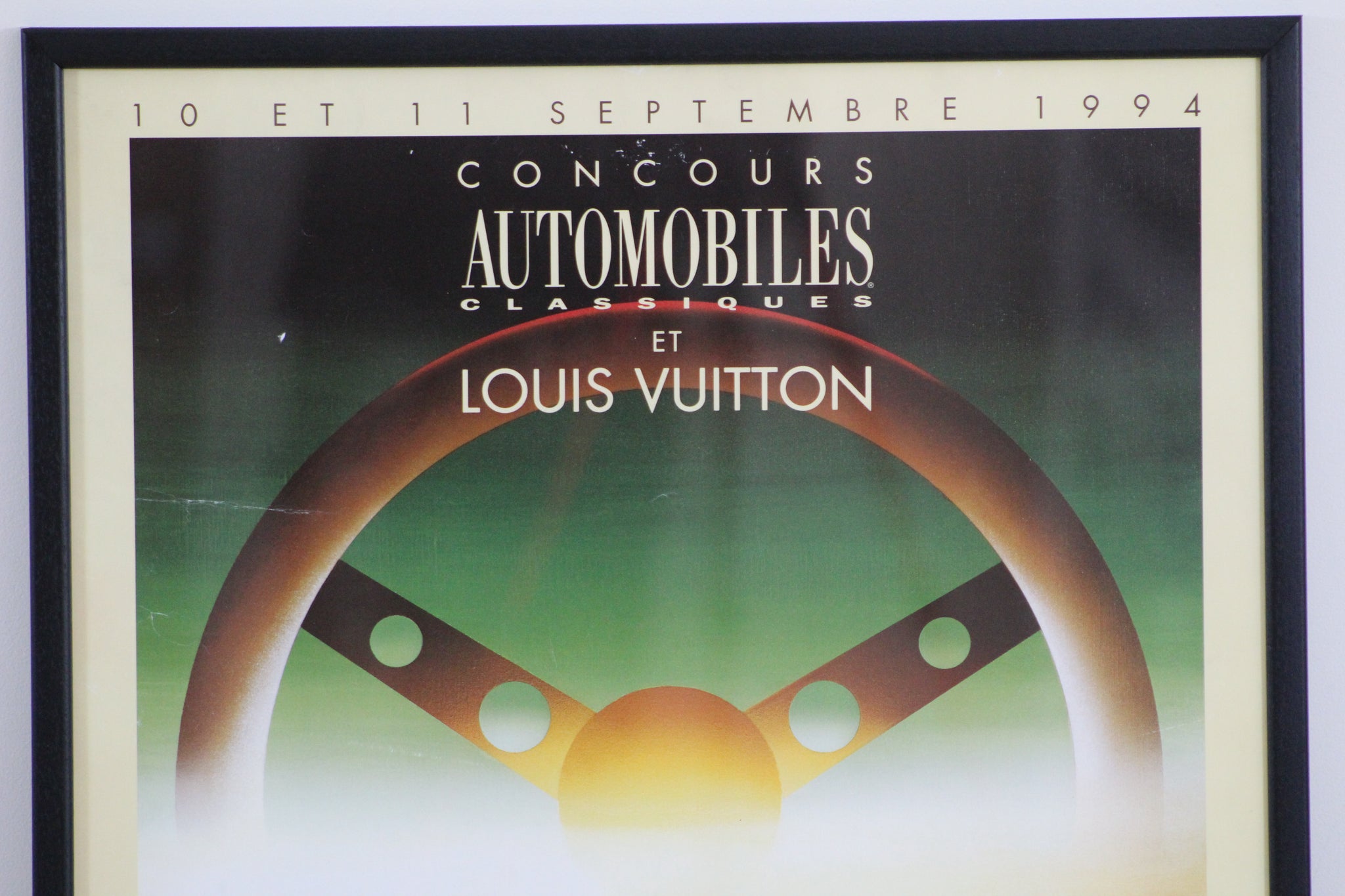 Vintage poster Concours automobiles classiques et Louis Vuitton 1994