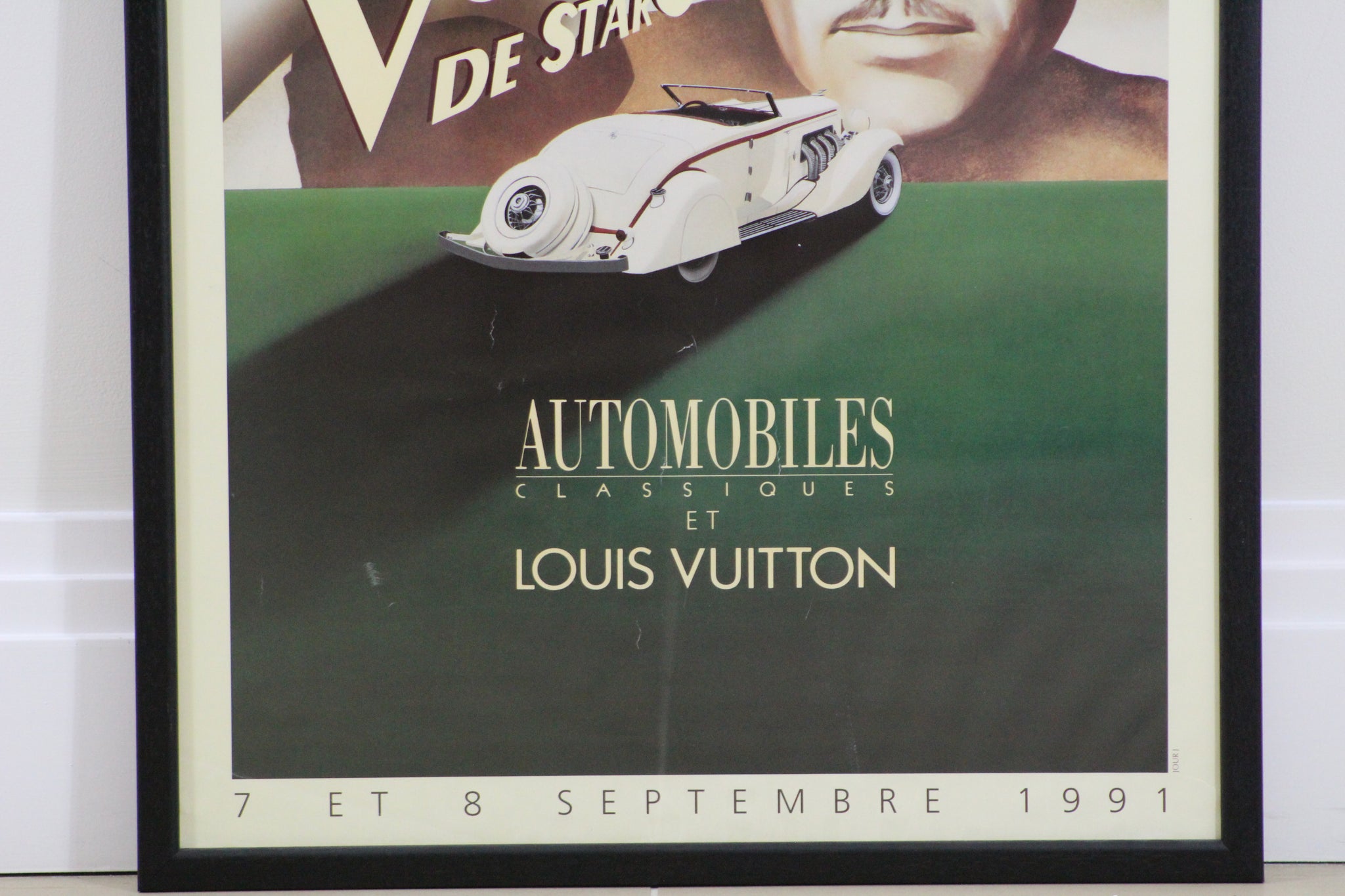 Vintage poster Concours automobiles classiques et Louis Vuitton 1994