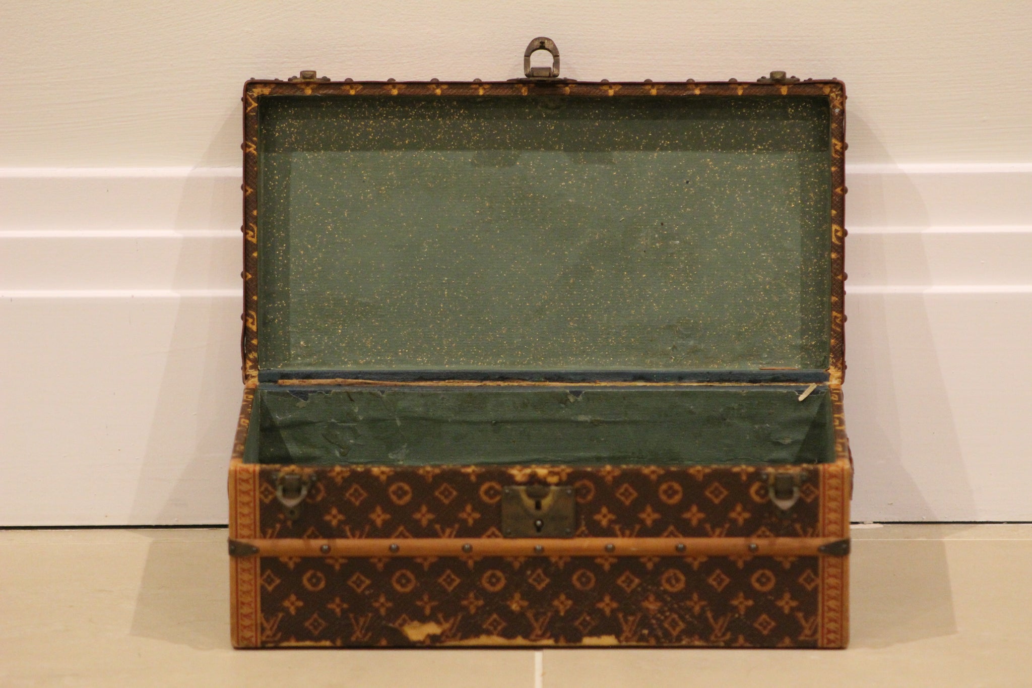 1930s Louis Vuitton Monogram Flower Trunk \