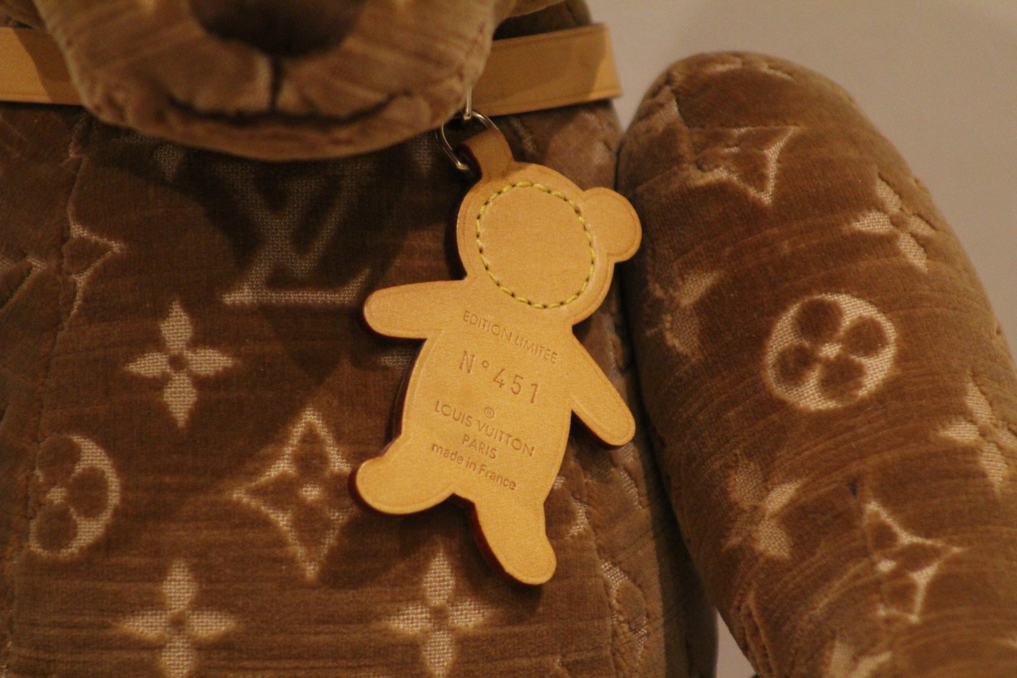 A limited edition Doudou Teddy Bear by Louis Vuitton, France