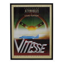 Load image into Gallery viewer, Louis Vuitton Concours Automobiles Classiques &#39;&#39;Vitesse&#39;&#39; Framed Poster by Razzia 1994 - ILWT - In Luxury We Trust
