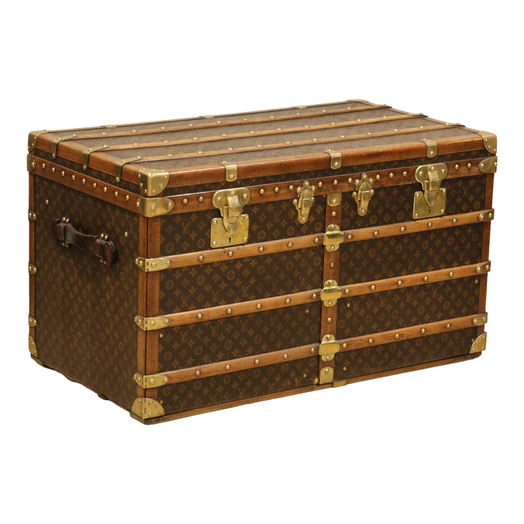 Cabin Trunk in Monogram Canvas from Louis Vuitton, France, 1930s