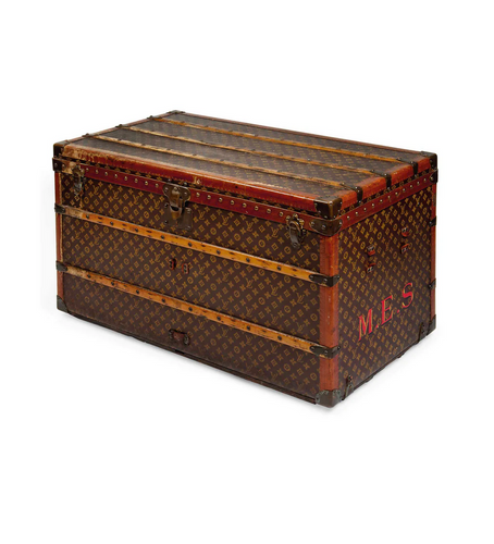 ***SOLD*** 1910s Louis Vuitton Monogram Courier Trunk - ILWT - In Luxury We Trust